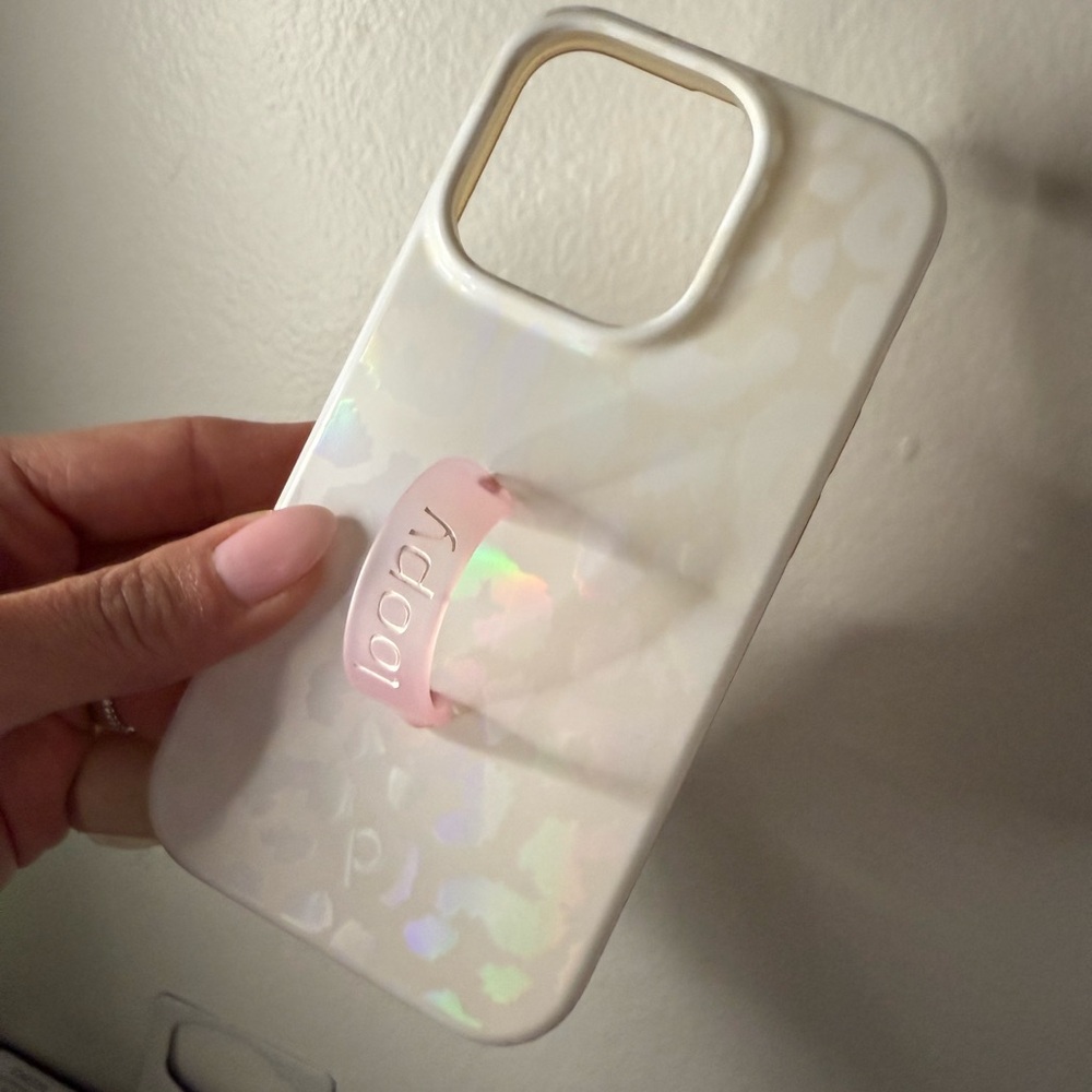 Loopy Case White Opal Protective Phone Case